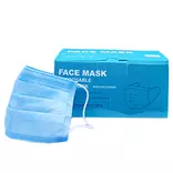 ماسک 3 لایه آبی 50 عددی ماسک زندگی